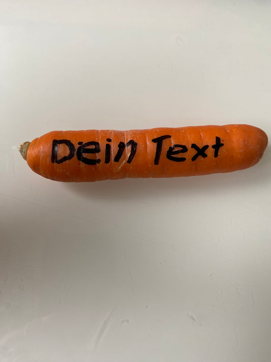 Personalisierte Karotte